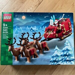 NIB LEGO 40499 Santa Sleigh with Reindeer
